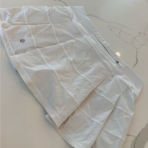 Lululemon White Athletic Skirt with Built-in Shorts